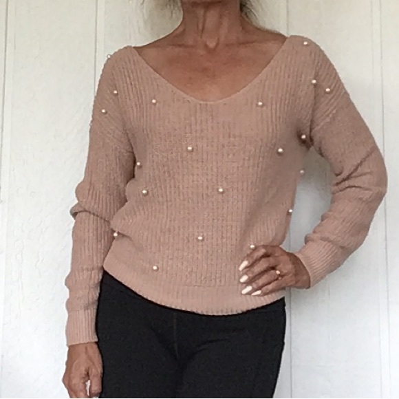 JESSICA SIMPSON KNIT PEARL SWEATER NWT EXTRA SMALL - Picture 5 of 11